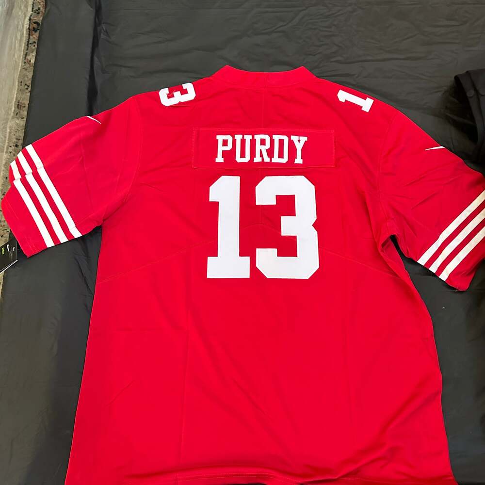Nike San Francisco 49ers Brock Purdy #13 Scarlet Home Game Jersey